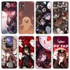 Genshin Impact Hutao Phone Case For OnePlus 7T 8T 9RT 10R Pro 6T Nord 2T CE2 N10 N20 N100 N200 ACE 5G Soft TPU Black Cover