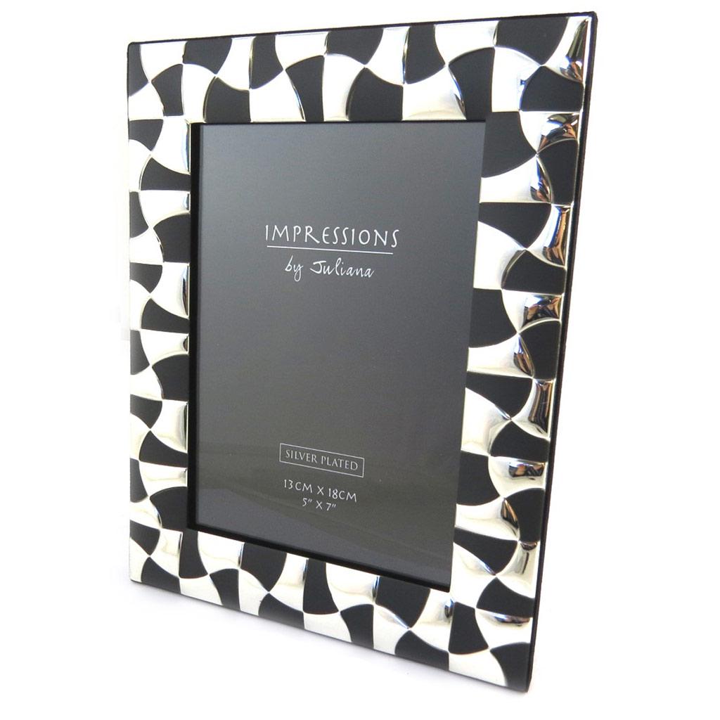 Les Trésors De Lily [M9041] - Черная хромированная фоторамка «Дизайн» (13x18 см)