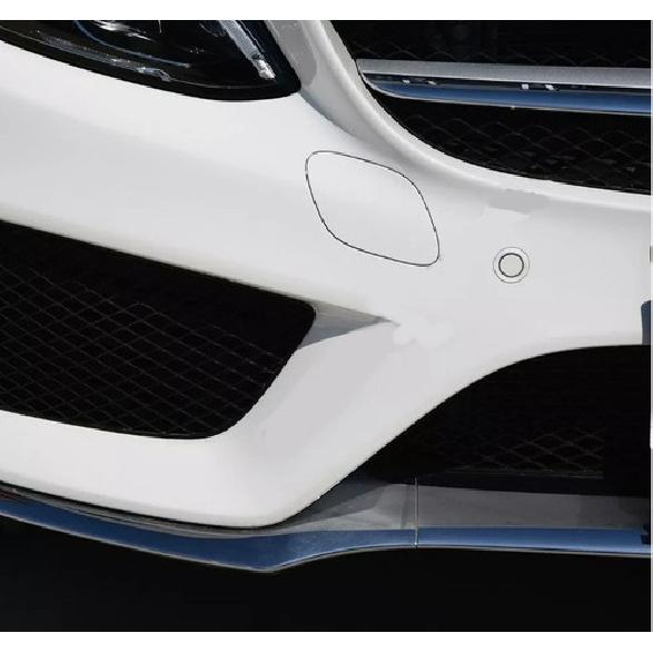 Белая Заглушка Крюка Буксировки Переднего Бампера Для Mercedes Benz C300 C400 W205 2015-2018