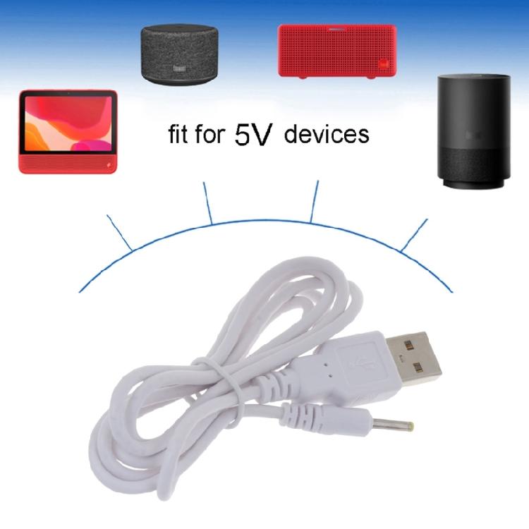 Кабель питания USB 5V на Jack DC 2.5mm x 0.7mm Прочные материалы 1 метр / 2 метра