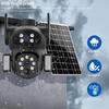V380 Solar AOV 4G Low-Power Three-Screen Monitoring Camera