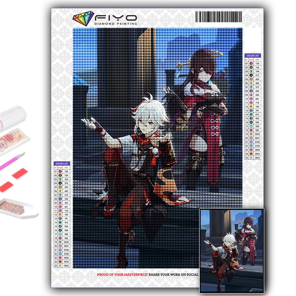 Алмазная картина Genshin Алмазная мозаика Ремесло Алмазная вышивка Картина