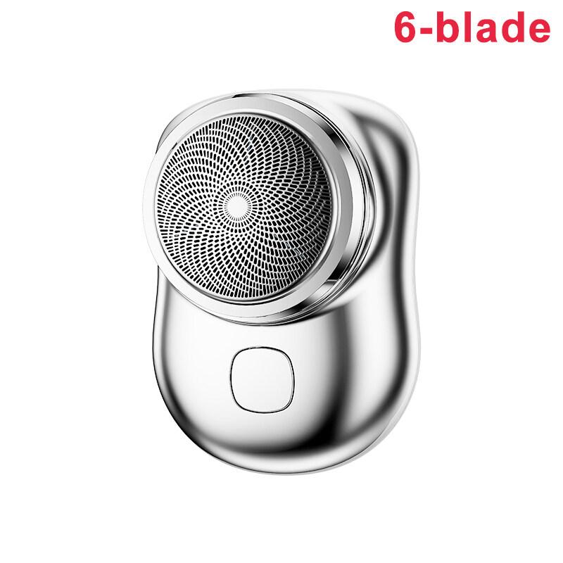 Мини-бритва, портативная электрическая бритва, USB перезаряжаемый триммер для бороды, моющийся тип C, быстрая зарядка, бритвенный станок для мужчин