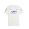 Графическая F1 Модная Мягкая Однотонная Футболка с Коротким Рукавом Мужские Топы Белый 631641-02