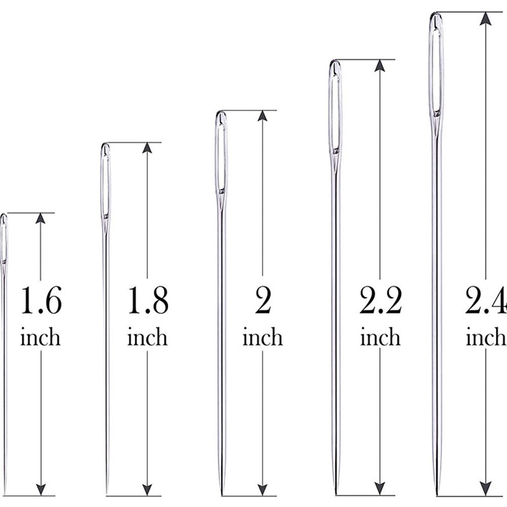 Иглы для вышивки крестом ручной работы Иглы для вышивания крестом с большим ушком Иглы для ручного шитья Тупые швейные иглы