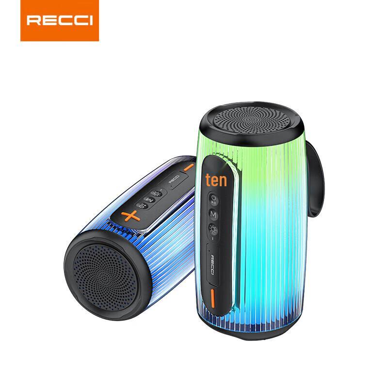 Recci RSK-W45 Portable Bluetooth Speaker with RGB Lights