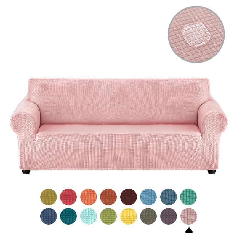 Waterproof Elastic Sofa Covers 1/2/3/4 Seats Solid Couch Cover Sofa Slip Cover Protector Bench Covers