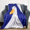 1pc Duck BeCool Lightweight Flannel Blanket, Comfortable and Warm Blanket, for Office and Camping Sofa Bed, Livingroom007