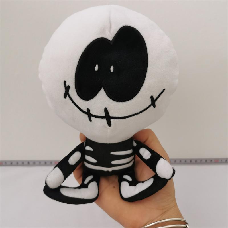 Spooky Month Skid And Pump Friday Night Funkin плюшевая игрушка мягкая кукла 20 см