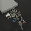 Paris Retro Chain Rodeo Motorcycle Bag Key Ring Pendant - High Quality