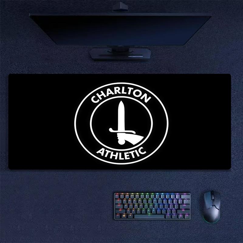 Charlton Athletic F.C Print Cushion Non-slip Laptop Tablet Big Mousepad XXL Mat Mini PC Playmat With Lock edge