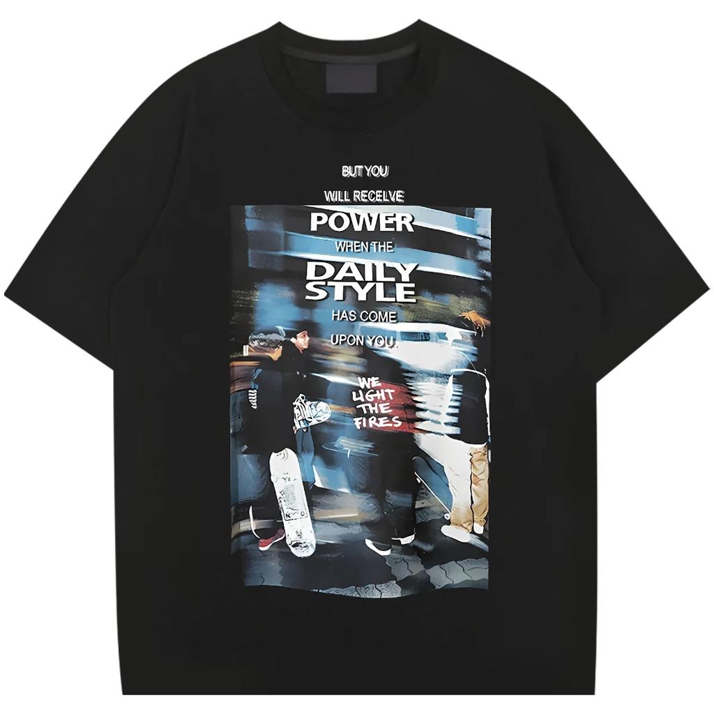 Свободная футболка оверсайз с забавным принтом Jujusu 2024, новая горячая распродажа, трендовая футболка, XXL, быстросохнущая, с круглым вырезом, футболка с возможностью кастомизации