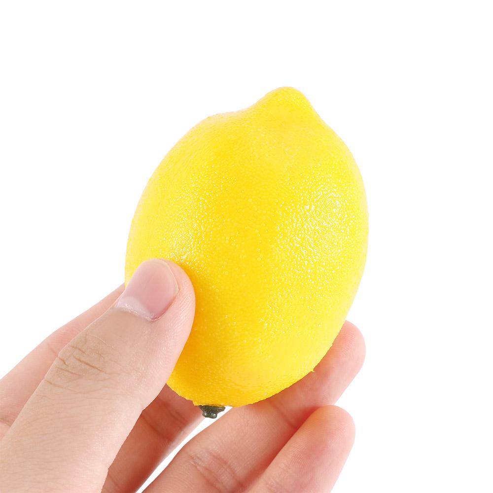 Photography Party Wedding Lifelike Kitchen Fake Fruit Simulation Artificial Lemon Decoration
