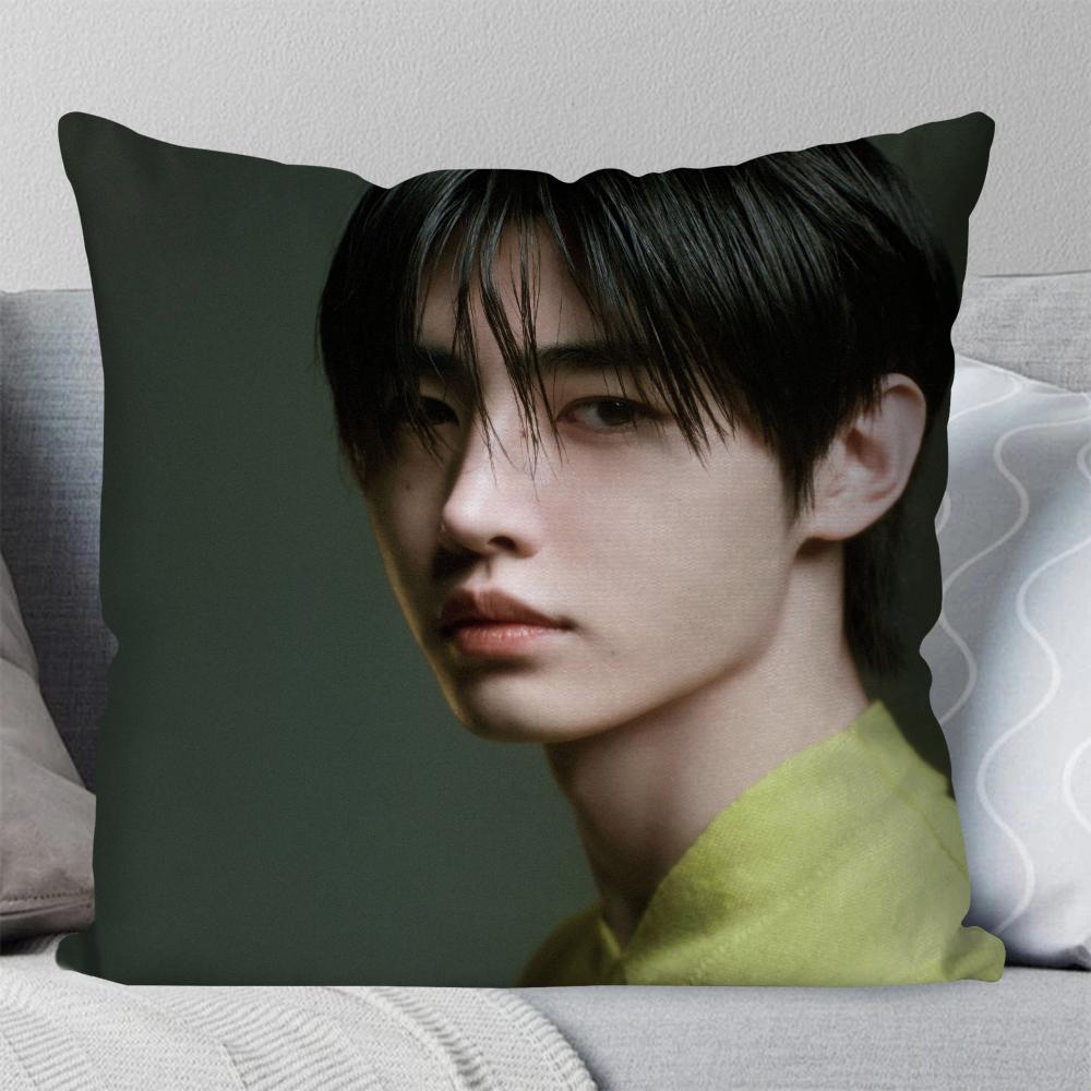 Park Sunghoon Pop Singer Pillow Case Square Pillow Bedroom Sofa Leisure Comfort Cushion Car Living Room Home Decoration 40X40