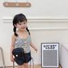Trendy Mini Chain Shoulder Bag For Kids In Pink White And Black Stylish Design