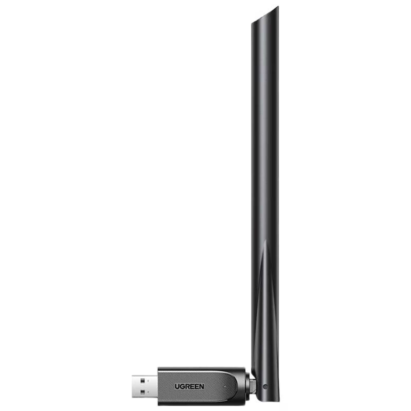 UGREEN AC650 Dual Band USB WiFi Adapter with High-Gain 6dBi Antenna