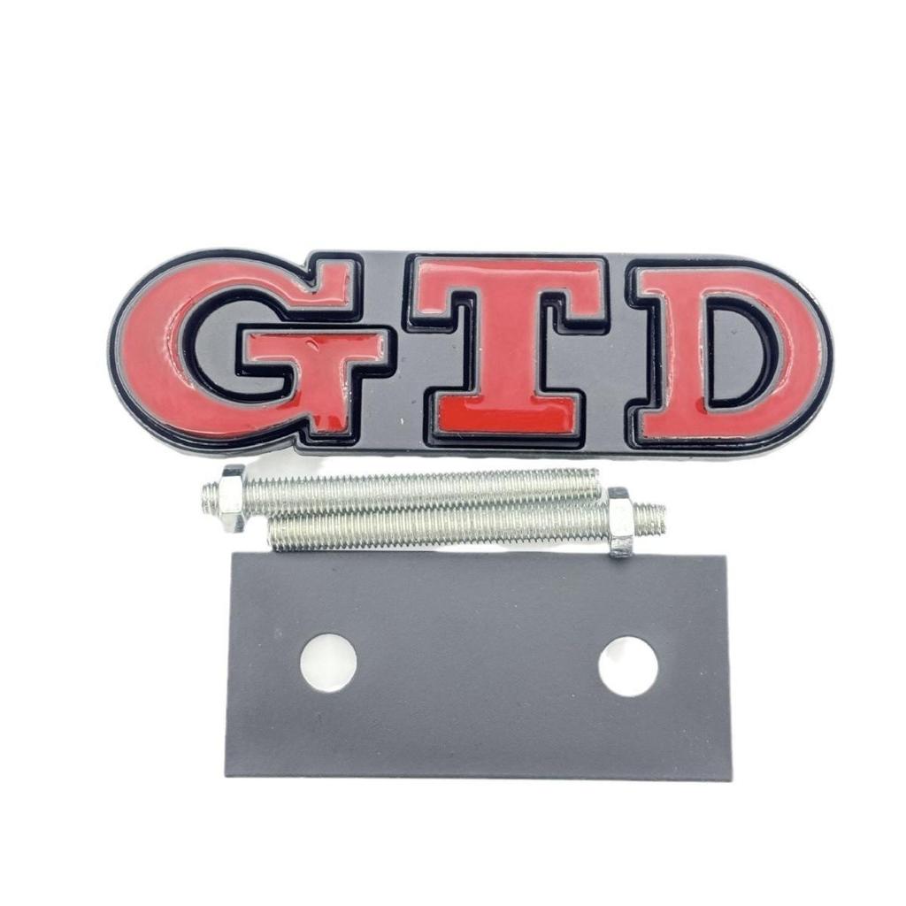 Volkswagen GTD Front Grille Emblem - Car Modification Badge