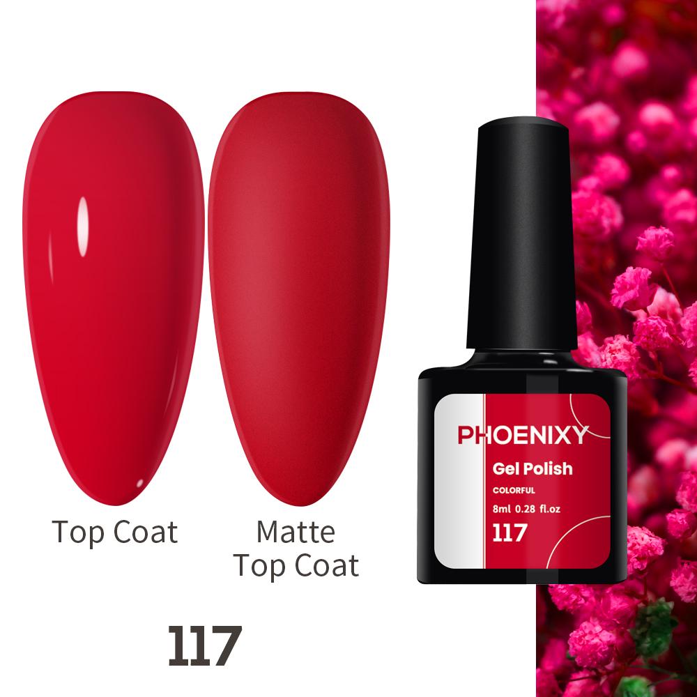 Гель-лак для ногтей PHOENIXY, 8 мл, отмачиваемый гель-лак для дизайна ногтей, маникюрного салона, лампы для ногтей своими руками и украшения домашнего гелевого дизайна ногтей