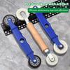 Rubber Wheel Handle Roller Double-Head Pressure Pulley Durability Window Screening Install Tool