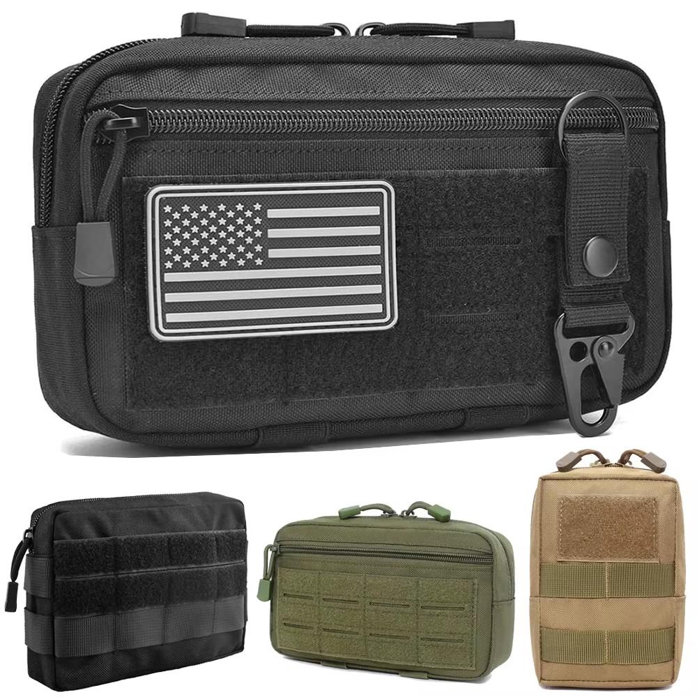 Тактический подсумок EDC Molle Поясная сумка Компактные утилитарные подсумки Сумка на пояс Медицинские сумки Чехол для телефона Аксессуары для охоты на открытом воздухе