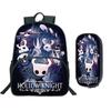Нейлоновый рюкзак с принтом Hollow Knight, набор из 2 рюкзаков, популярная игра, водонепроницаемый, школьная сумка для детей, для мальчика, рюкзак большой емкости
