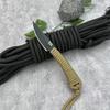 MKC Pocket Tactical Pocket Knife 440c Steel Nylon Rope Handle Outdoor Camping Survival EDC Carving Knife Window Breaker