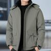 Модная и универсальная мужская утолщенная теплая зимняя куртка - Не мнущаяся, легкая, мягкая и уютная куртка с длинными рукавами и пуховым наполнителем