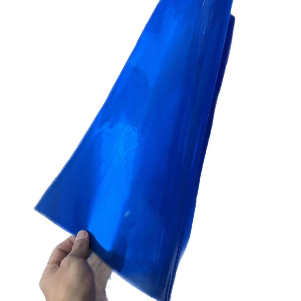 Royal Blue Reflective PVC Film: Eco-Friendly, Ultra-Bright, Waterproof Engineering Grade Warning Sheet.