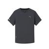 Running Series Solid Color Breathable Versatile Short Sleeve T-Shirt Men Tops Castle-Gray 952525103-8