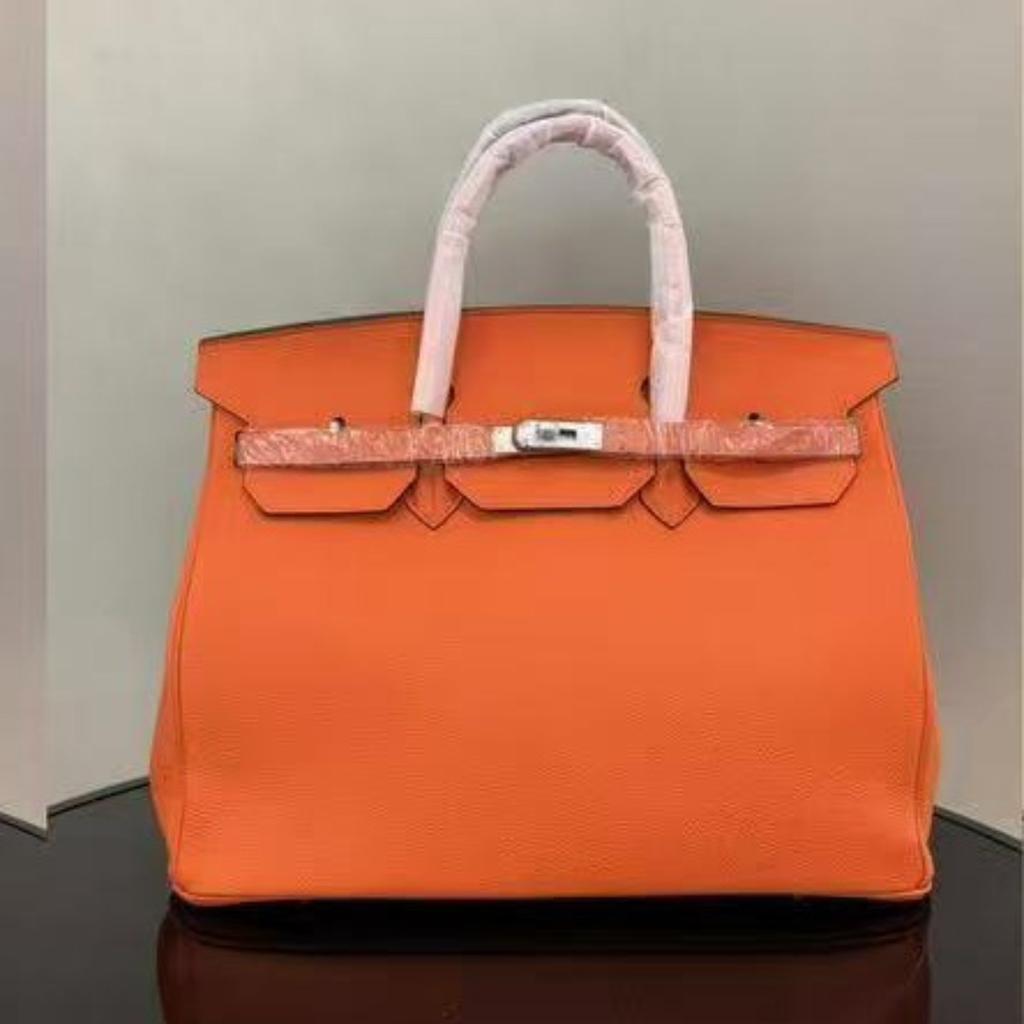 ML2026 Новая Сумка Платинового Цвета из Коровьей Кожи Верхнего Слоя 40 см Большая Сумка Сумка Ручная Сумка Женская Сумка из Натуральной Кожи