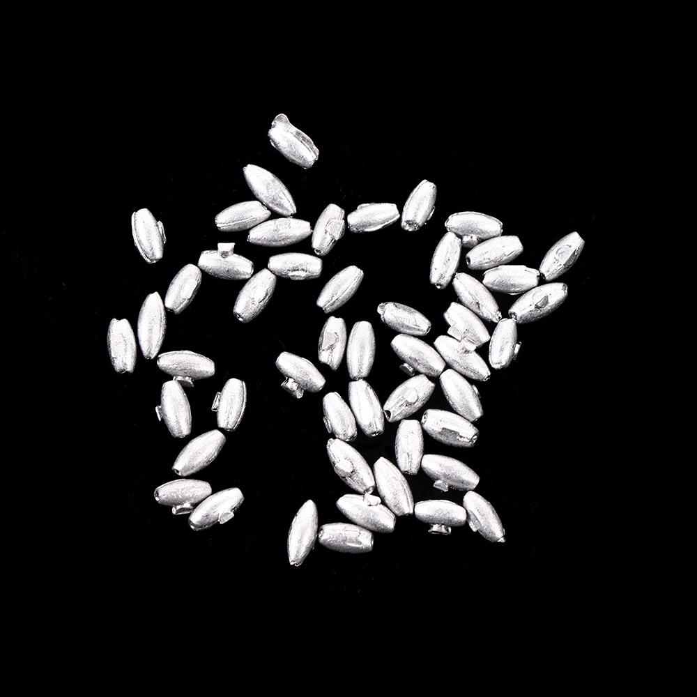Sinking Oval Shaped Weight Split Shot Sinking Bait Lead Sinker Sinkers Angling Gear Fishing Beads