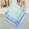 3 шт. полотенец для рук, квадратные, в клетку, с принтом, свадебный подарок, цветной плед, 29x29 см, женские впитывающие пот хлопковые носовые платки