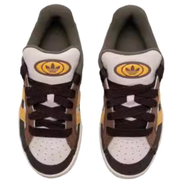 Adidas Кеды Campus 00s износостойкие низкие для скейтборда унисекс бежево-коричневые кроссовки JR8047