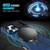 KEYSION Чехол-подставка с магнитным кольцом для MagSafe для iPhone 16 Pro Max Slide Camera Protection Противоударный чехол для телефона iPhone 16