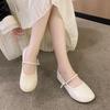 Fashion Summer Round Toe Ladies Footwear Mary Jane Women's Flat Shoes 2025 Low Price Comfortable Fashion Elegant Dress Shoe Wholesale