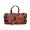 Leather Travel Bag Duffle Gym Men Vintage Luggage Overnight Weekend