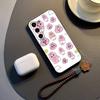 Мультяшный чехол для телефона O-Opanchu Usagi для Samsung Galaxy A73, A72, A71, A70, A53, A52, A51, Другие, Мягкий черный чехол