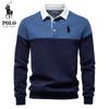 Polo Ralph Lauren С вышивкой пони Весенняя новинка С длинным рукавом Водолазка Мужской большой размер Высококачественная повседневная мужская толстовка