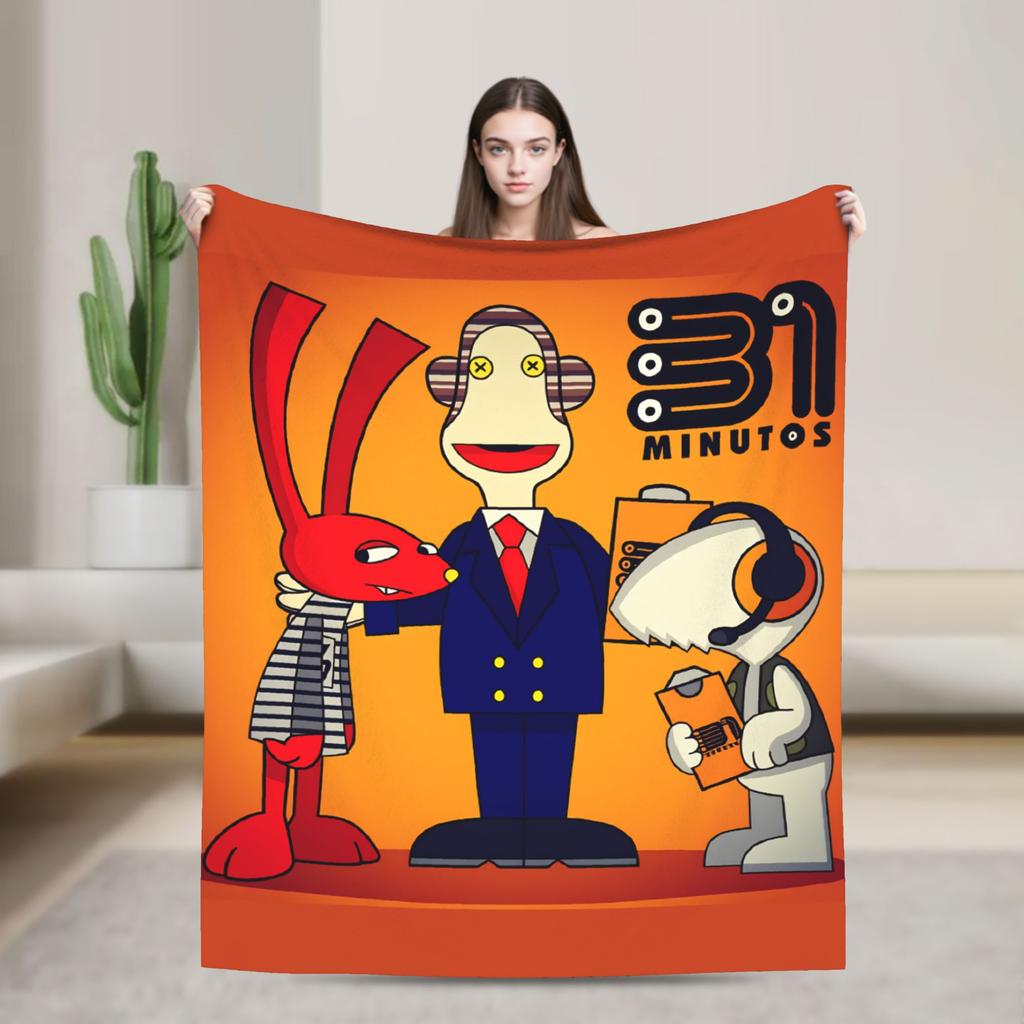 Comedy 31 Minutos Sketches Blanket Quality Warm Bedding Throws Winter Airplane Travel Couch Chair Novelty Bedspread