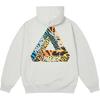 Palace Jungle Dream Hood Серый меланжевый унисекс-топ P27HD016