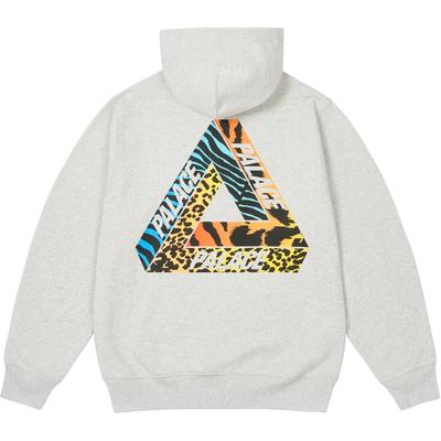 Palace Jungle Dream Hood Серый меланжевый унисекс-топ P27HD016
