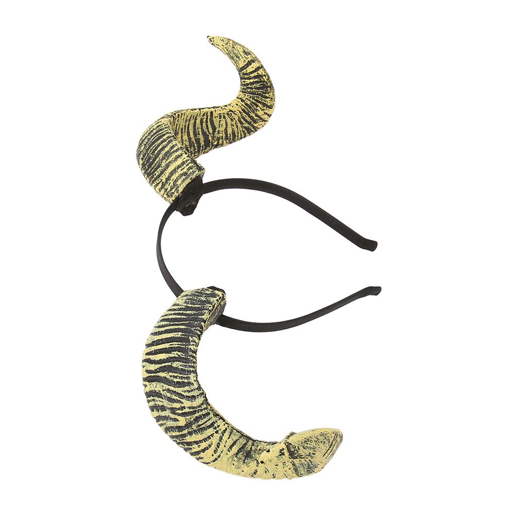 Sheep Horn Headband Exquisite Unique Funny Halloween Cosplay Party Horn Hair Hoop Accessory Photo