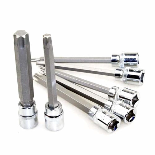 SCGEHA Torx Socket Set, 3/8 Inch, 7-piece Set, Torx Wrench