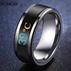 Кольцо для измерения температуры из титановой стали, настроение, эмоции, чувства, интеллектуальные кольца с чувствительностью к температуре для женщин и мужчин, водонепроницаемые ювелирные изделия