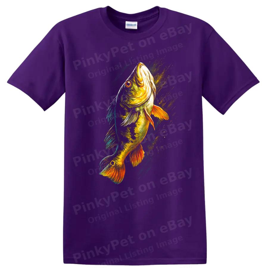 Fish Graphic T Shirt for Anglers and Fishing Lovers Cool Tee Design