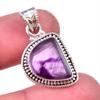 Natural Cacoxenite Gemstone 925 Solid Sterling Silver Jewelry Pendant 1.25" N3J44