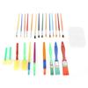 Painting Brush Set 20 Sizes Multifunctional Durable Portable Convenient Paintbrushes for Artist Students Kids