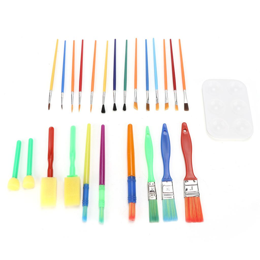 Painting Brush Set 20 Sizes Multifunctional Durable Portable Convenient Paintbrushes for Artist Students Kids