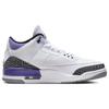 Мужские кроссовки Air Jordan 3 Retro Dark Iris белые черные цементно-серые CT8532-105
