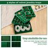 12 шт. Подставка для ювелирных изделий, штабелируемый органайзер для колец, серег, ожерелий, коробка для хранения, 4 стиля, многофункциональная подставка-органайзер для ювелирных изделий
